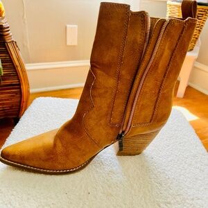 Beast Fashion Western Ankle Booties